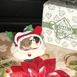 NIB Fitz and Floyd "A Warm Woolen Mitten"